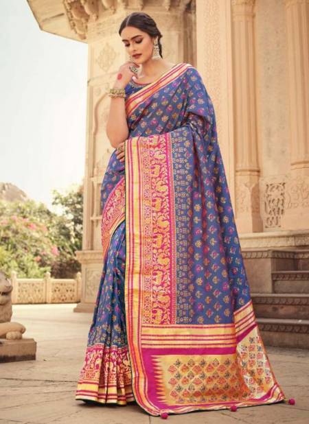 Purple Colour Royal Vrindavan Vol 23 New Latest Designer Festive Wear Saree Collection 10155
